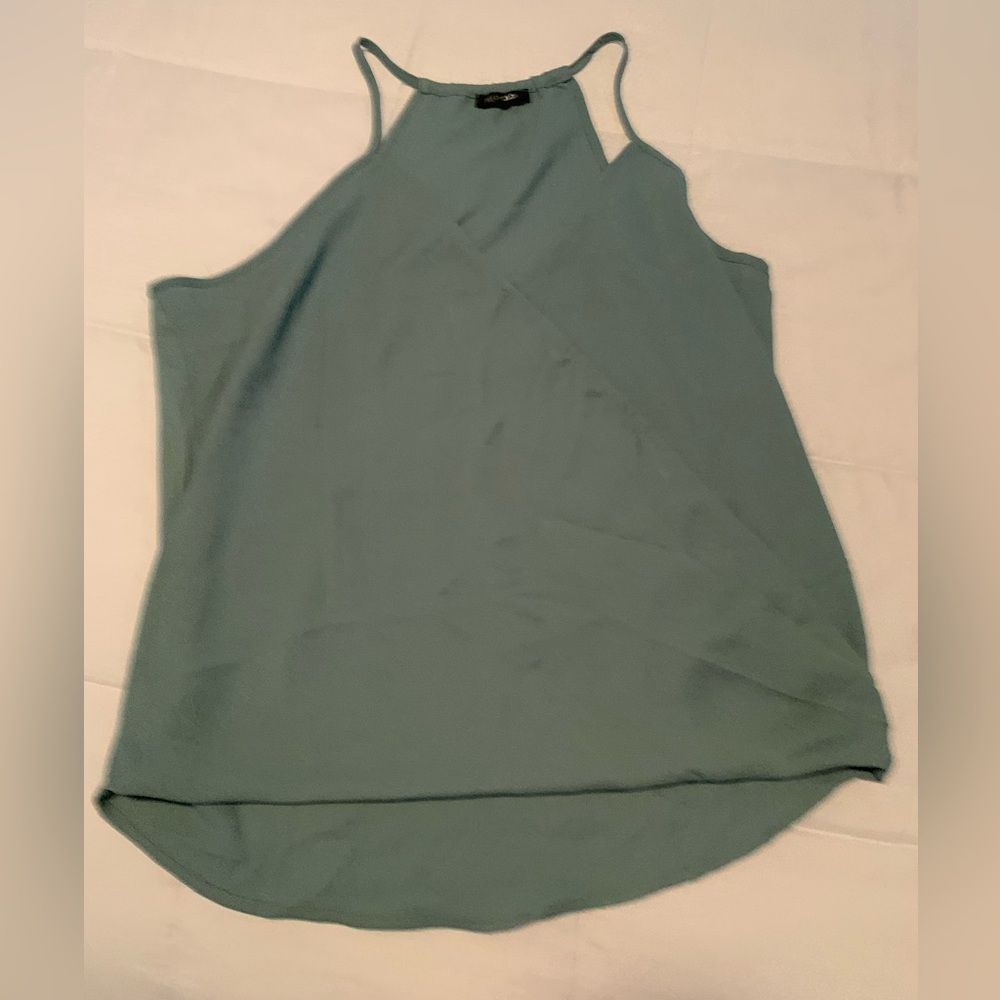 Blue green Papermoon surpluses cami blouse
